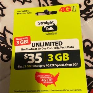 Straight Talk wireless phone card